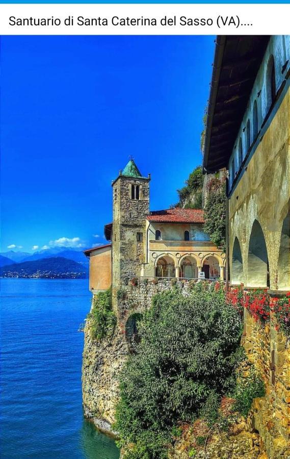Lago Maggiore, Leggiuno, Ampio Appartamento Extérieur photo