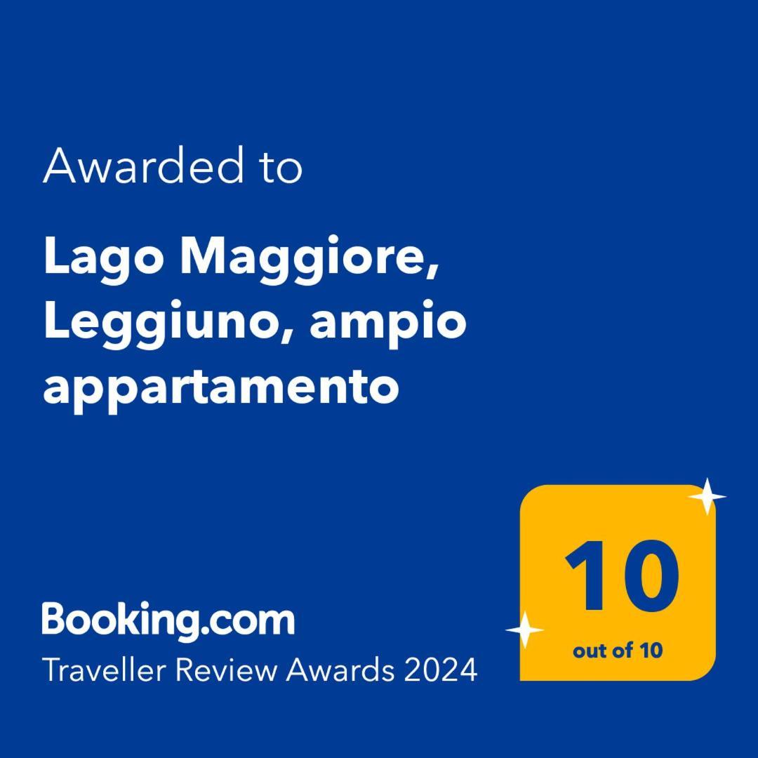 Lago Maggiore, Leggiuno, Ampio Appartamento Extérieur photo